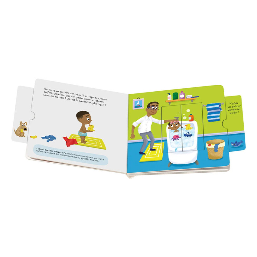 Livre à tirettes Play+ "Mes routines - Bonne nuit" 