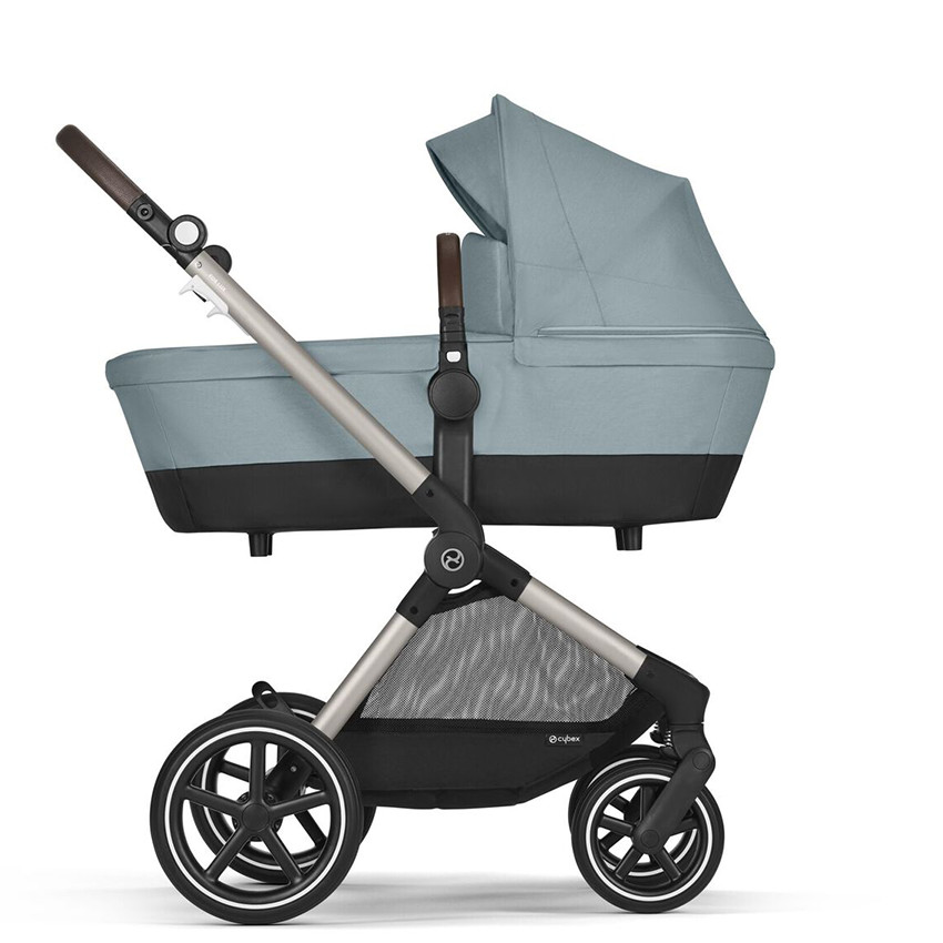 Poussette 2 en 1 Eos Lux taupe/sky blue 