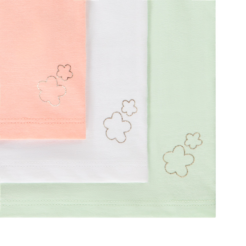 Lot de 3 débardeurs unis à bretelles fines pour bébé fille 