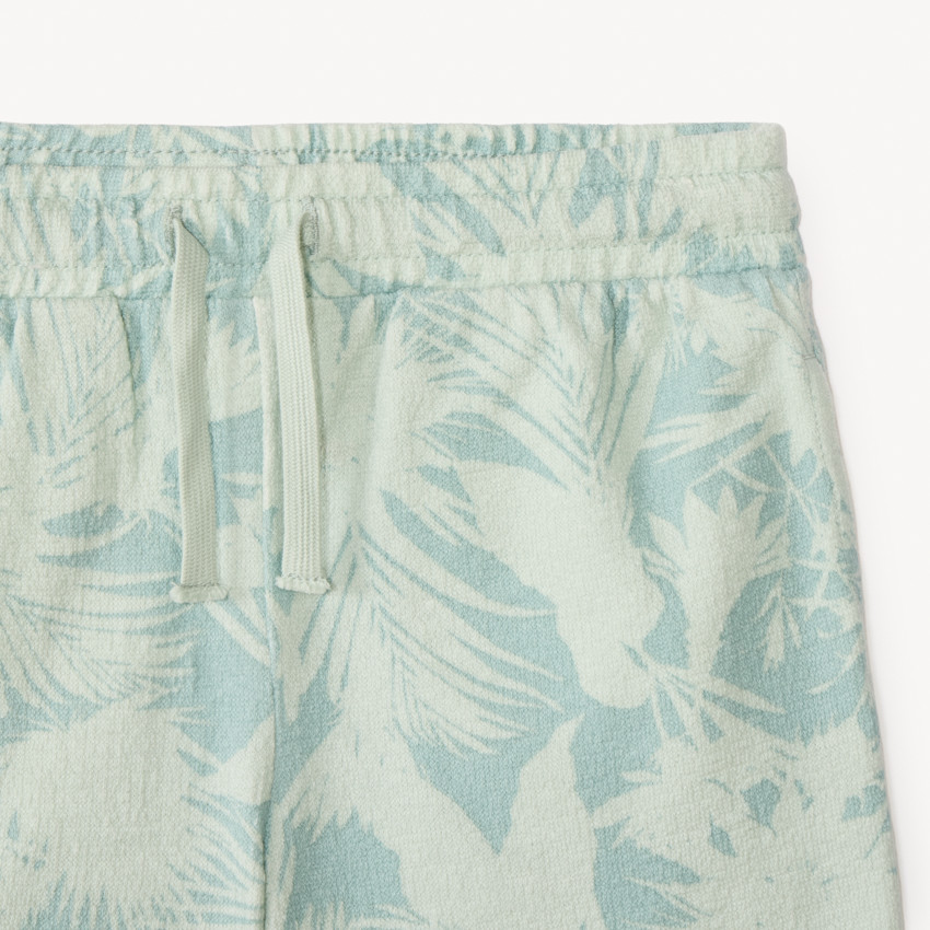 Ensemble 2 pièces chemise + bermuda style hawaïen pour garçon 