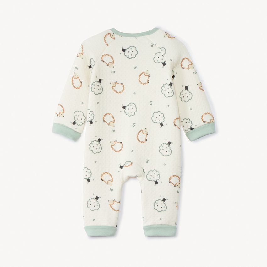 Combinaison matelassée imprimé hérissons pour bébé garçon 