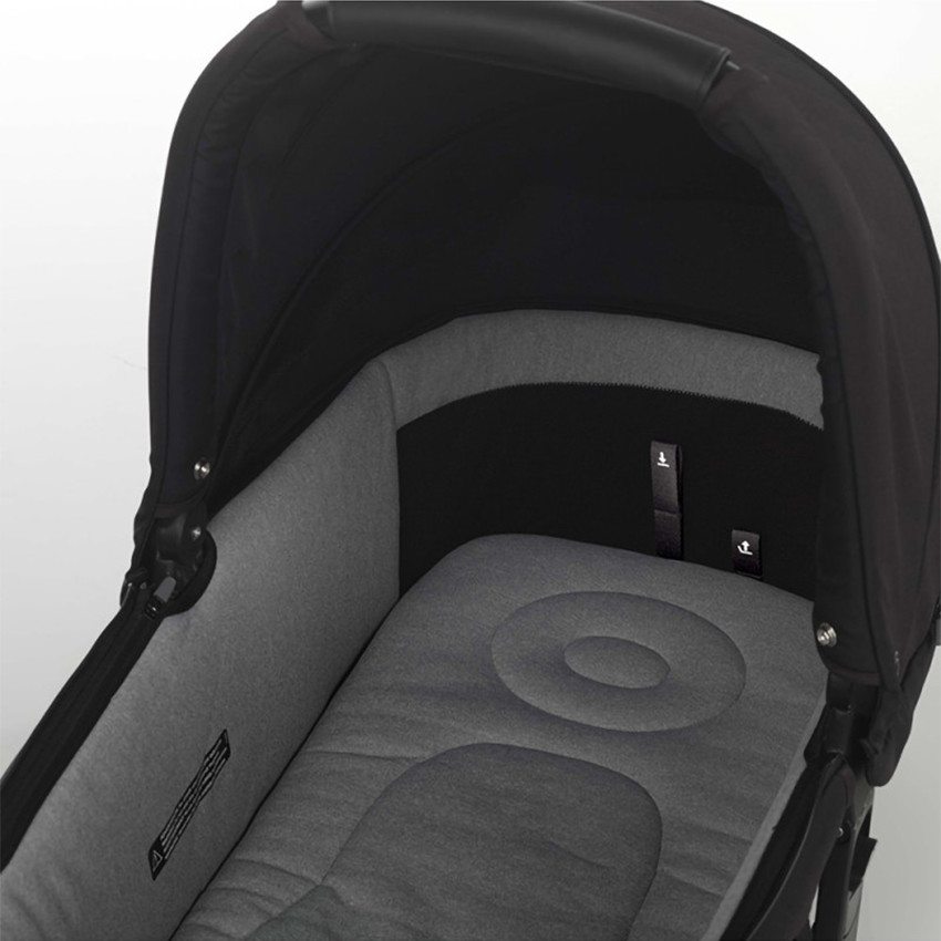 Poussette trio Muum 4 + nacelle Sweet + coque Koos i-Size cold black 