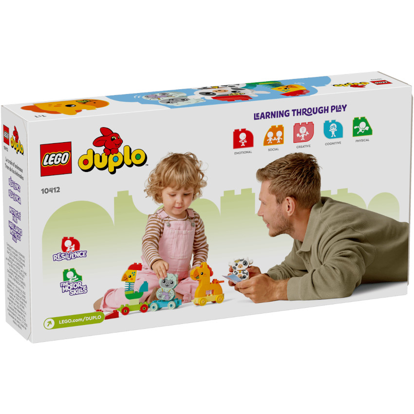 CONSTRUCTION LE TRAIN DES ANIMAUX DUPLO - MULTICOLORE 