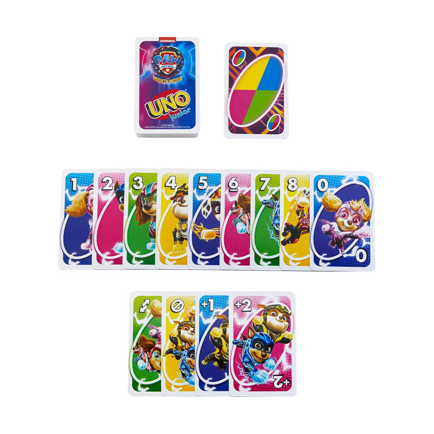 Jeu de cartes Uno Pat'Patrouille Le Film 