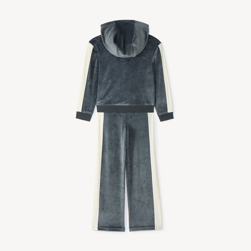 Ensemble de jogging fille en velours 