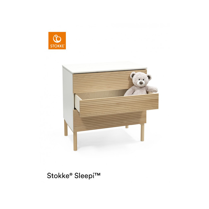 COMMODE SLEEPI NATURAL 1/2 
