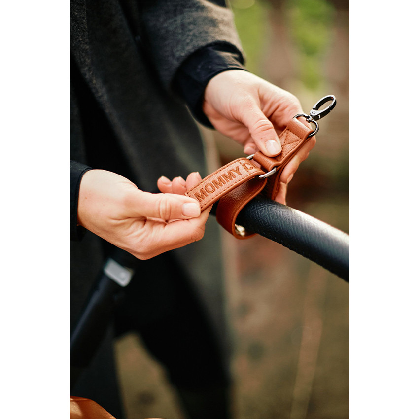 Sac à langer Mommy Club Signature Cuir Vegan Brun 