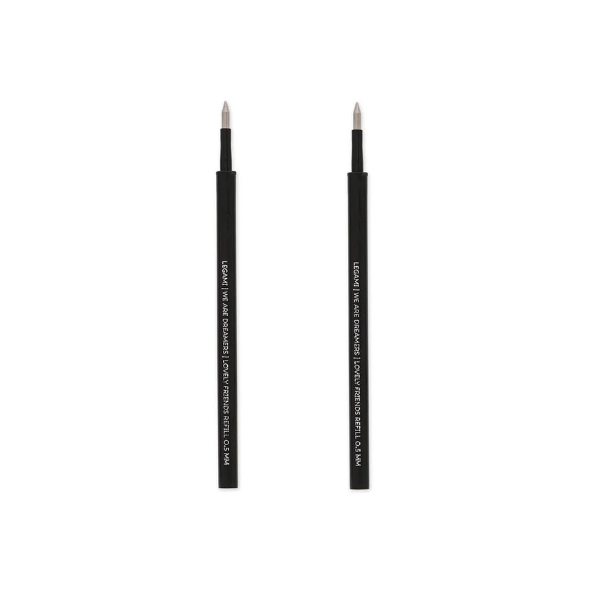 Set de 2 recharges noires pour stylo à encre gel effaçable Lovely Friends 