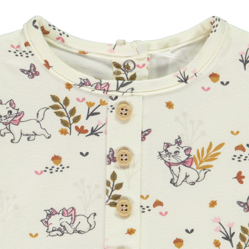 Ensemble 3 pièces avec robe imprimée Marie Disney pour bébé fille 