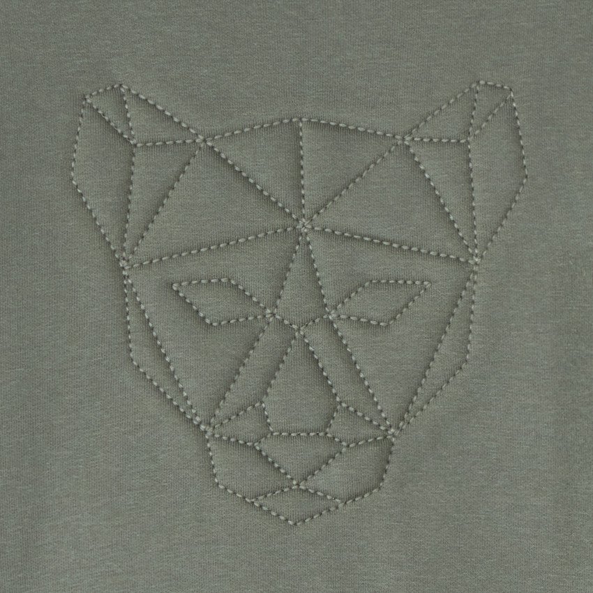 Sweat molleton avec animal surpiqué pour garçon 