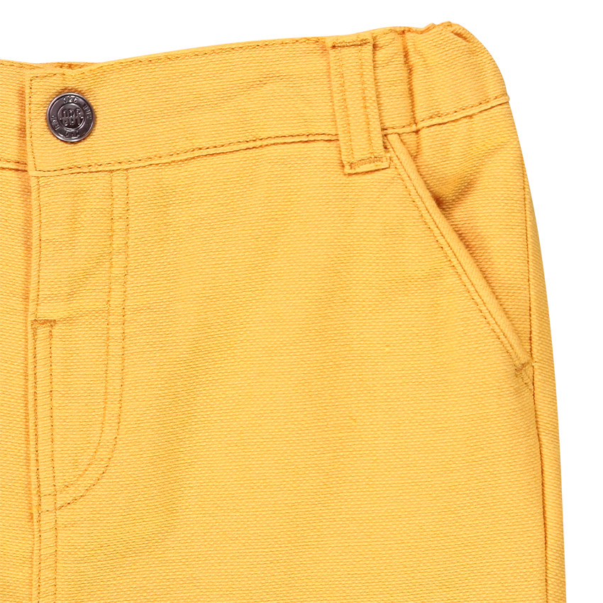 Bermuda en coton uni pour bébé garçon 