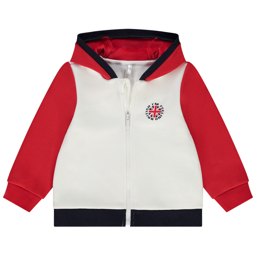 Gilet à capuche en molleton pour bébé garçon