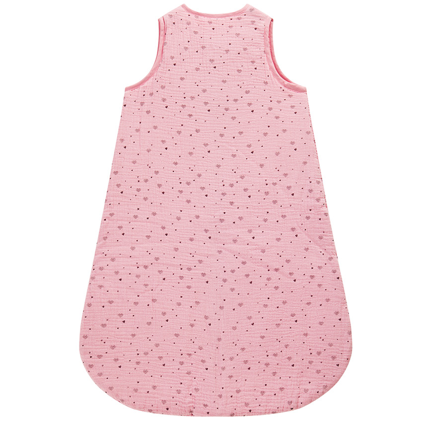 Gigoteuse TOG 2 imprimé cœurs en gaze de coton 