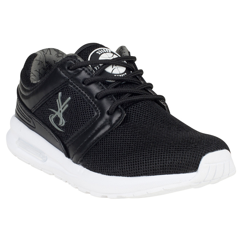 Baskets basses bi-matière avec patch gomme et logo Vortex 