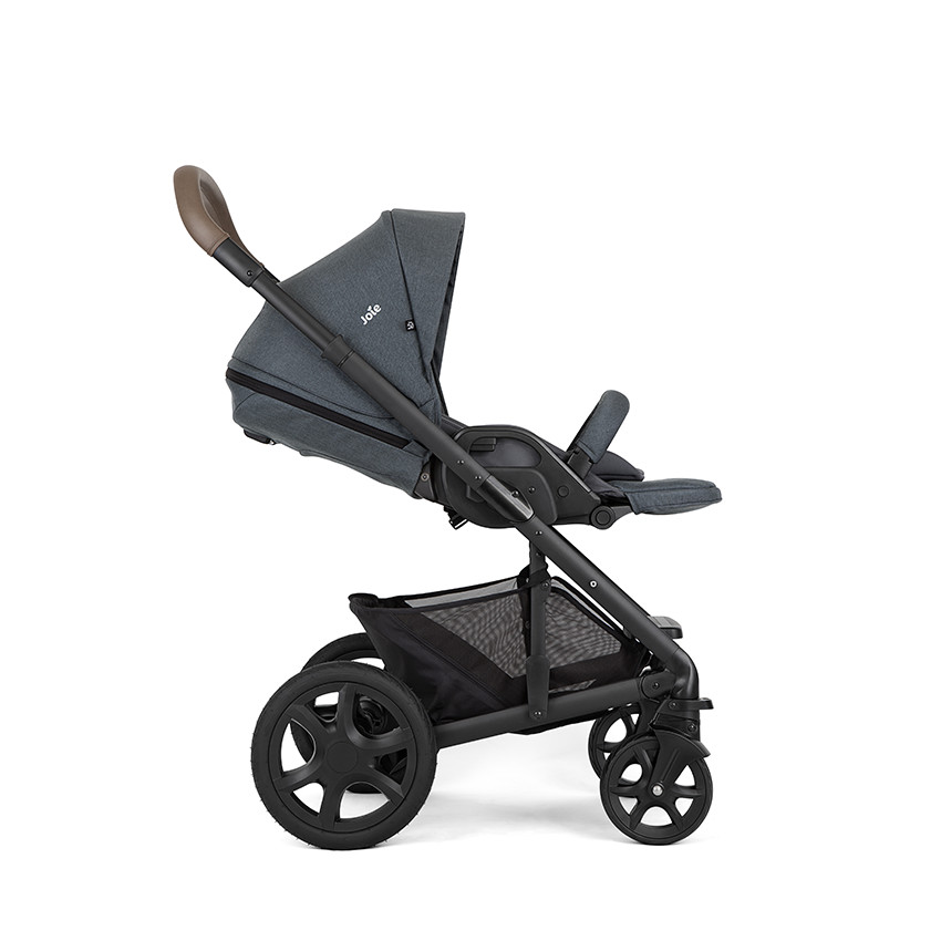 Poussette trio Chrome DLX + nacelle Chrome + coque i-Snug 2 moonlight 