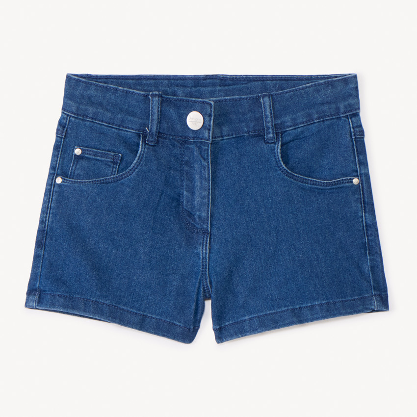 Short en jean avec poches pour fille