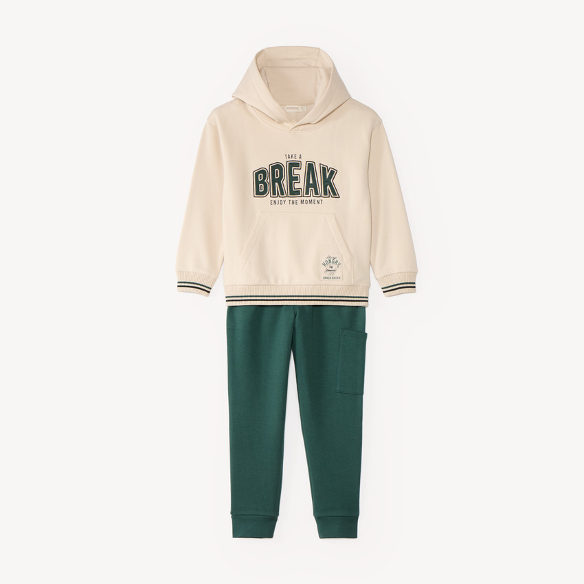 Ensemble de jogging sweat à capuche garçon