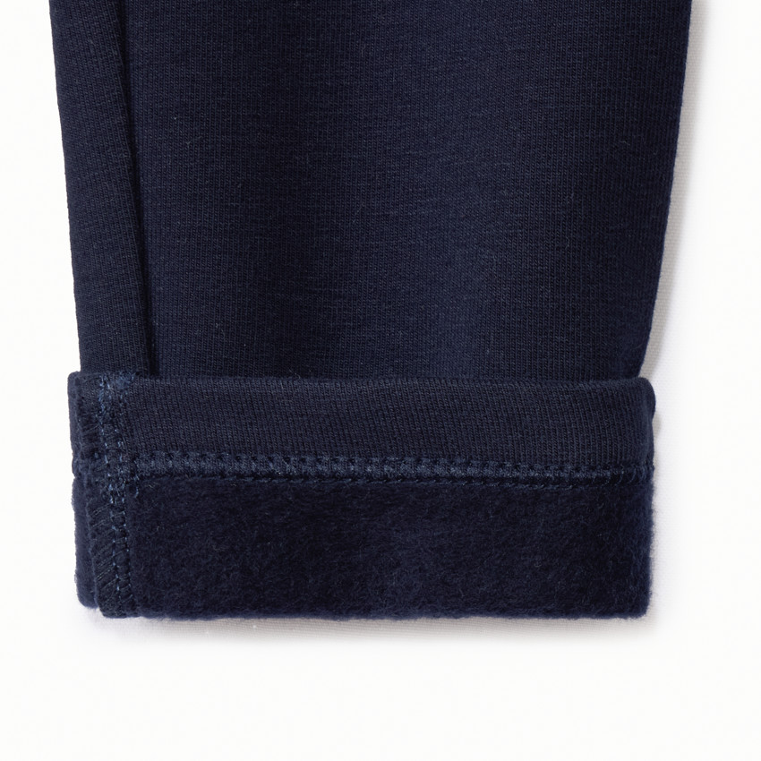 Lot de 2 leggings unis pour fille 