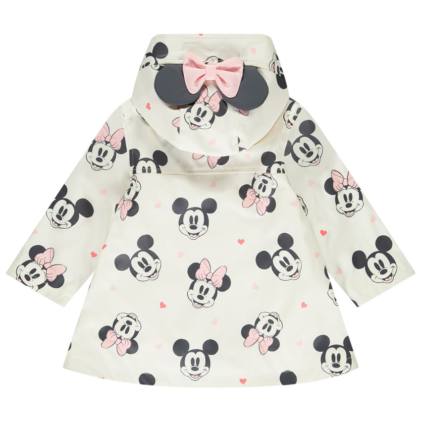 Parka gomme imprimé Minie Disney all-over pour bébé fille 
