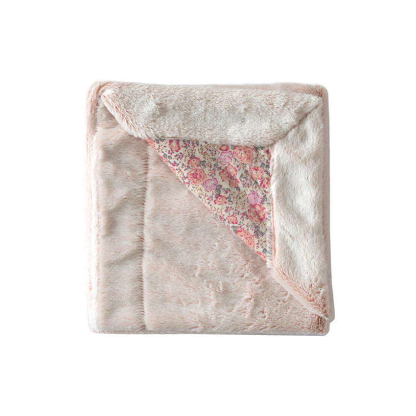 Couverture Lapinou rose - 75x100 cm 