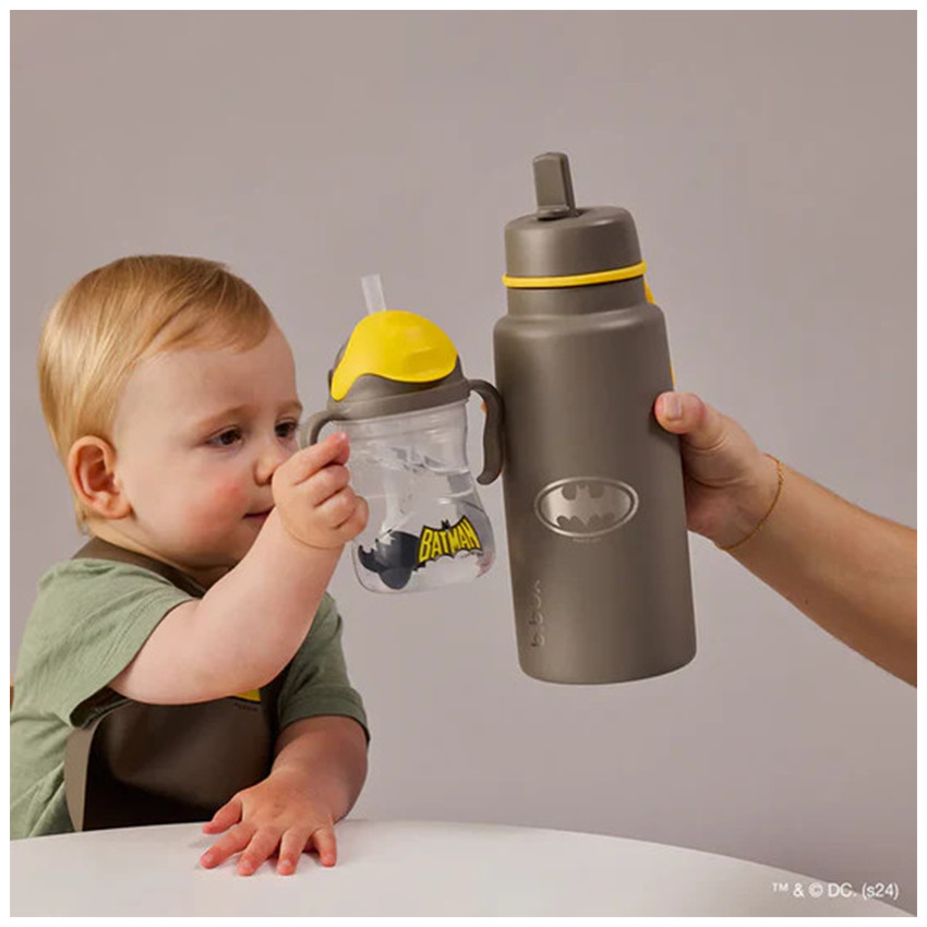 Tasse anti-fuites avec anse et paille  Batman 