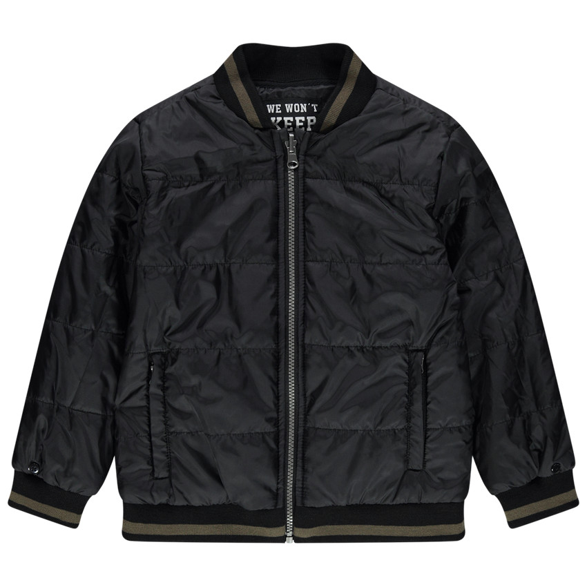 Parka 2 en 1 doublée sherpa pour enfant garçon 