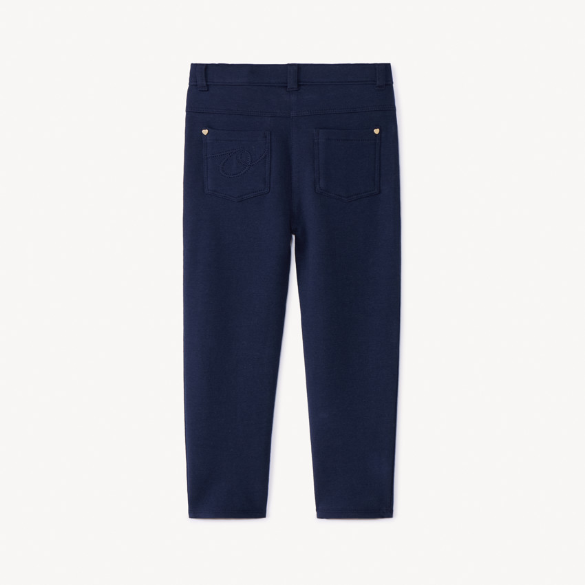 Jegging en molleton uni pour bébé fille 