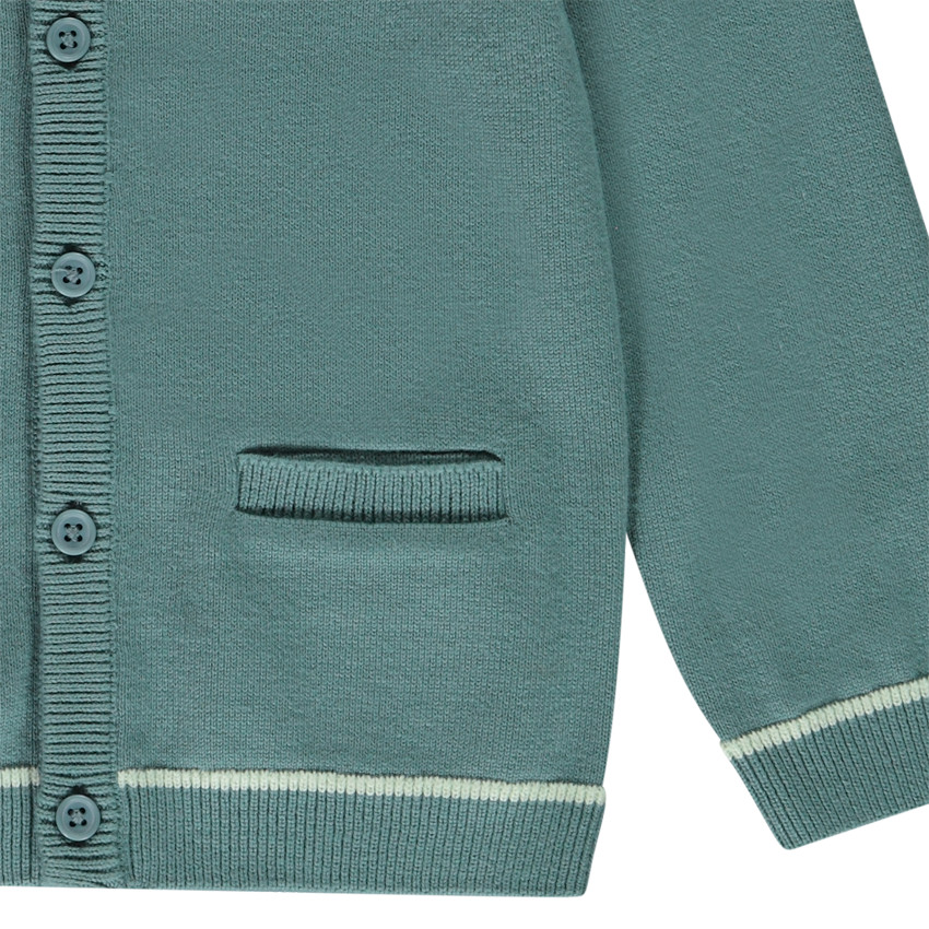 Gilet en tricot style rétro pour garçon 