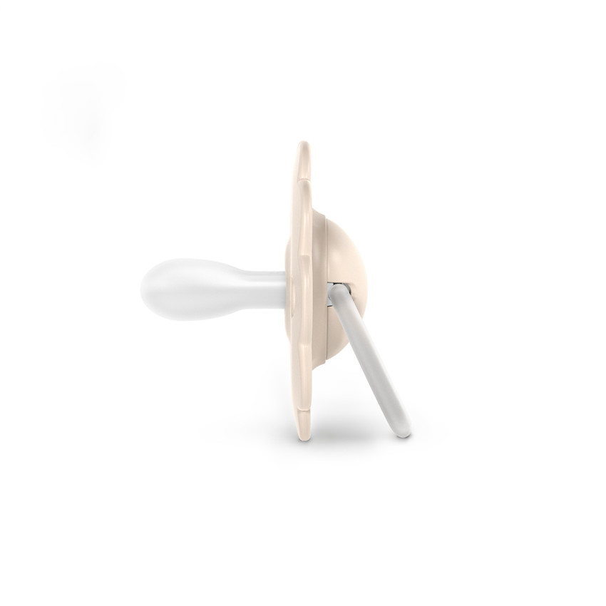Sucette physiologique en silicone SX PRO Wonder 0-6 mois beige 