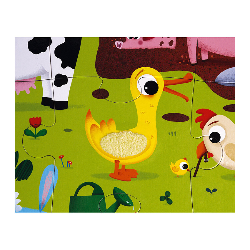 Puzzle Tactile Ferme 