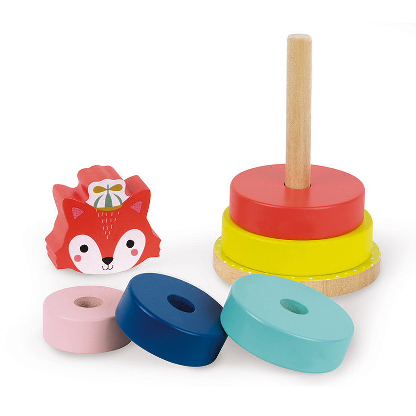 Jouet 1er âge empilable Renard - Baby Forest  