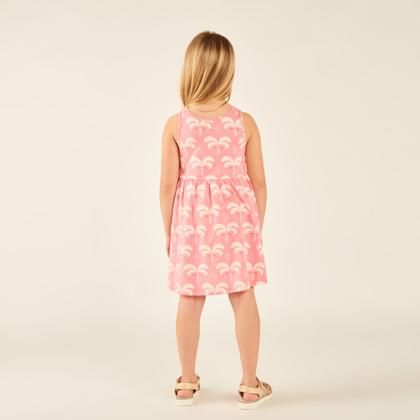 Robe débardeur imprimé fantaisie pour fille 