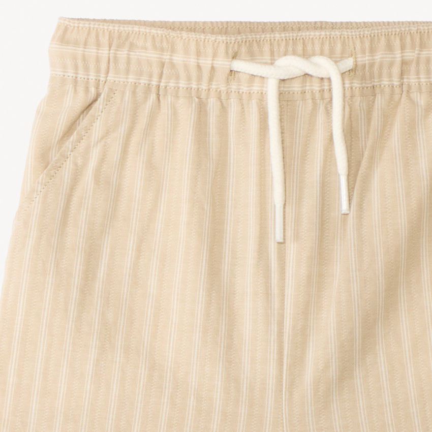 Bermuda en toile à rayures pour bébé garçon 