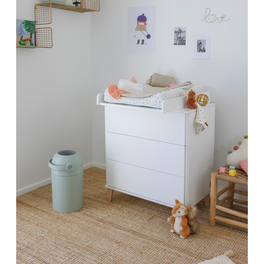 Poubelle à couches The Queen vert 