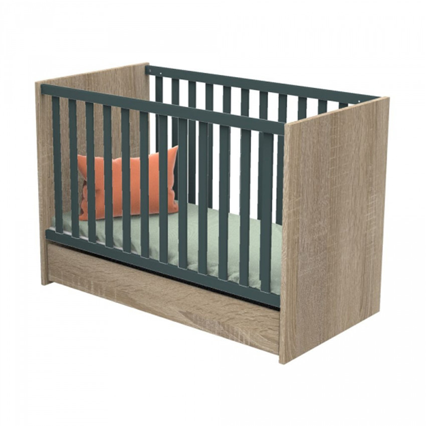 Lit Nova 60 x 120 cm - Gris Volcan Main Lit Nova 60 x 120 cm - Gris Volcan