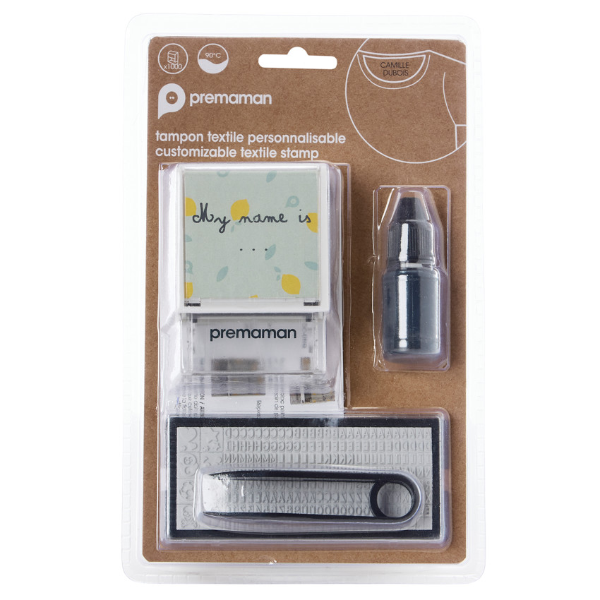 Tampon encreur textile personnalisable 