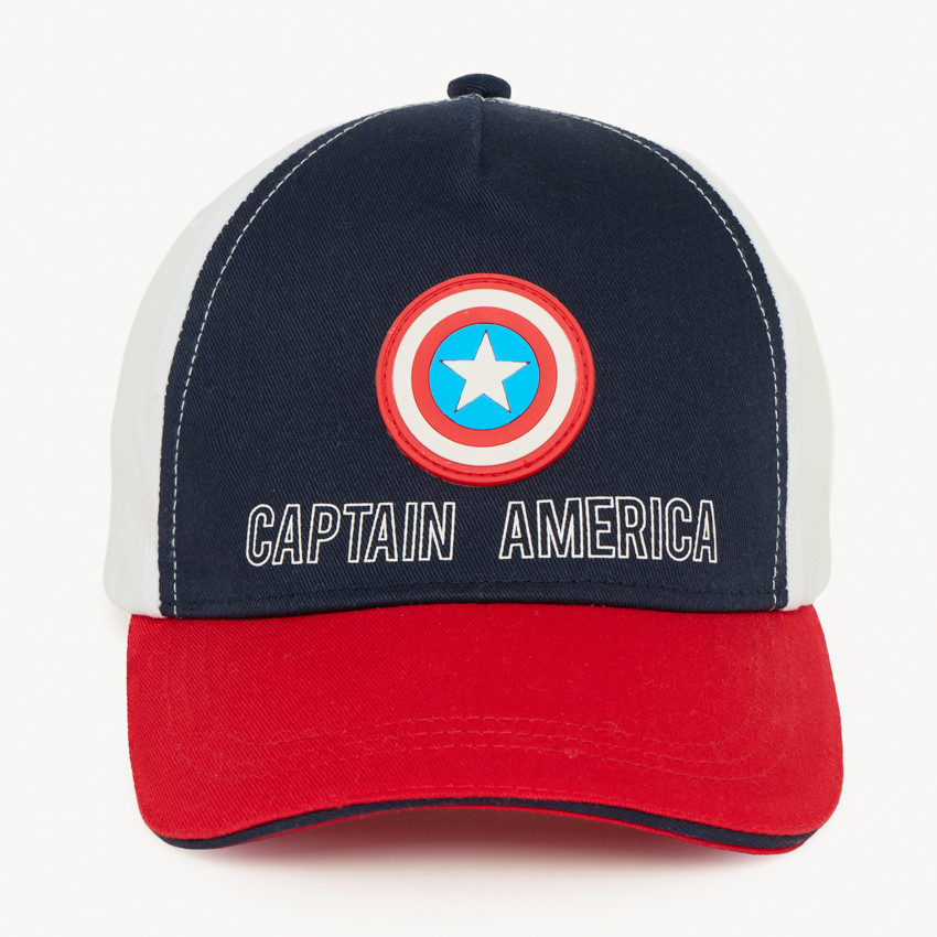 Casquette à badge gomme Captain America Marvel pour garçon 