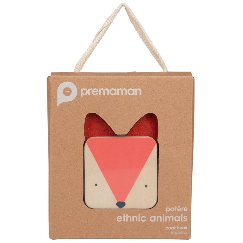 Patère forme renard 