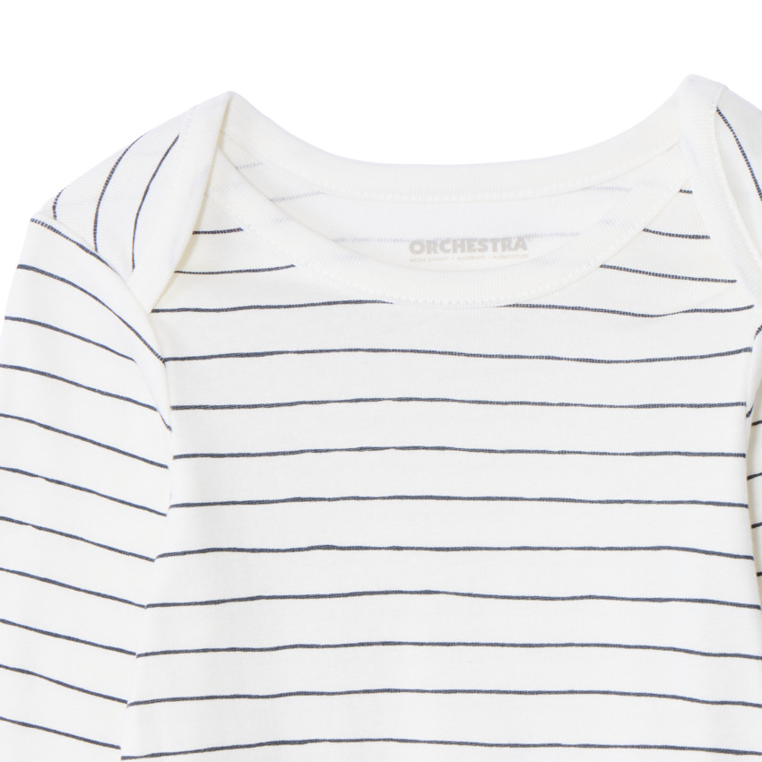 Lot de 3 bodies manches longues fantaisie pour bébé fille 