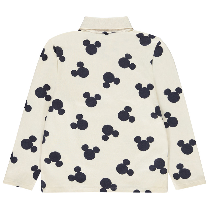 Polo manches longues imprimé Mickey Disney pour garçon 