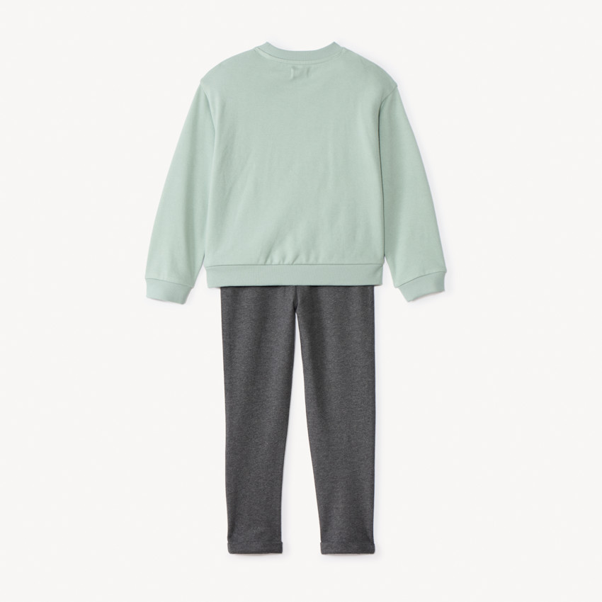 Ensemble jogging molleton à print pailleté pour fille 