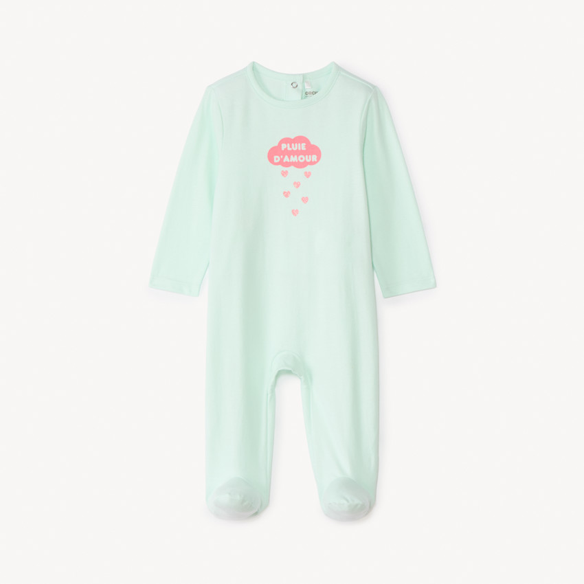 Dors-bien jersey à print fantaisie pour bébé fille