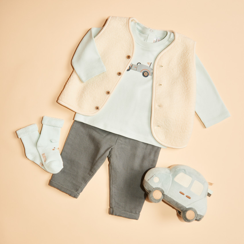 Ensemble long 3 pièces pour bébé garçon