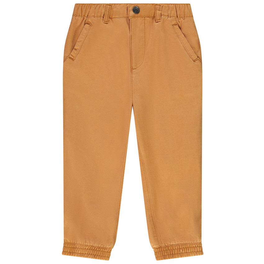 Pantalon battle uni en toile taille élastiquée pour bébé garçon 