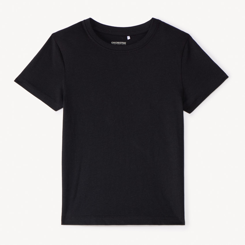 T-shirt manches courtes uni pour garçon 