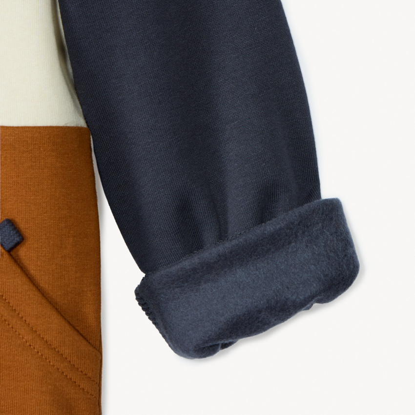 Ensemble jogging molleton effet color block pour garçon 