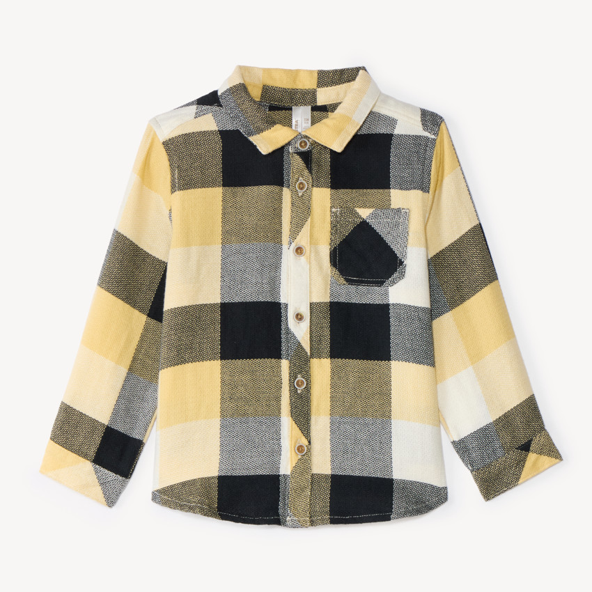 Chemise manches longues à carreaux bébé garçon 