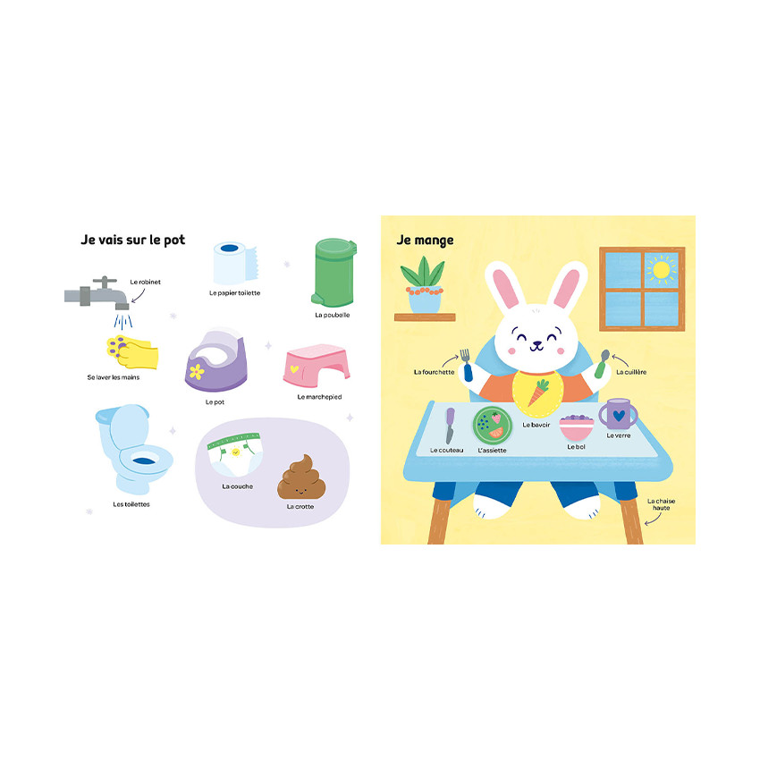 Imagier "Mes 100 premiers mots pour bien grandir" 