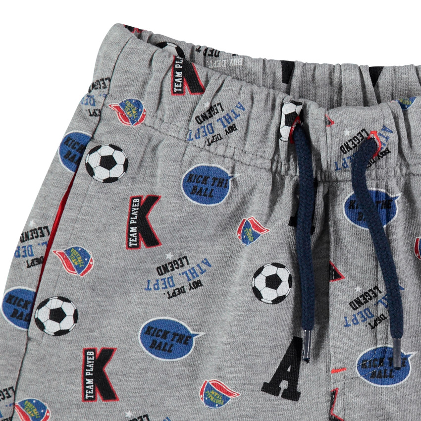 Ensemble avec t-shirt motif ballon en sequins magiques et bermuda 