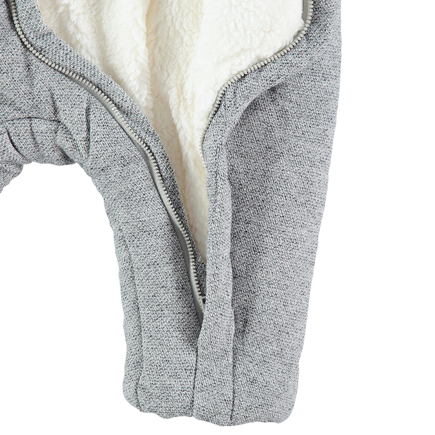 Combi-pilote en molleton fantaisie doublée sherpa avec détails dinosaure en relief 